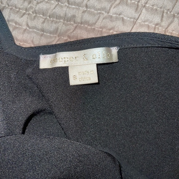 Black summer sleeveless top lace casual business blouse - Picture 4 of 9